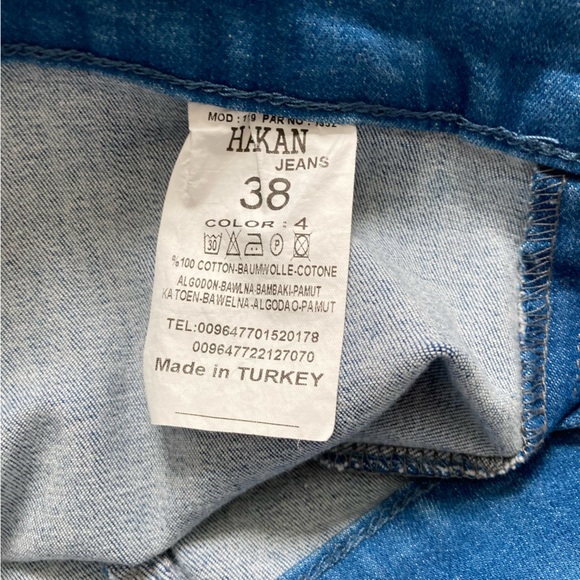 HAKAN JEANS EDITION NUMBER AUTENTENTIC DENIM WE SUPER HIGH WAIST JEANS S… - Picture 11 of 14